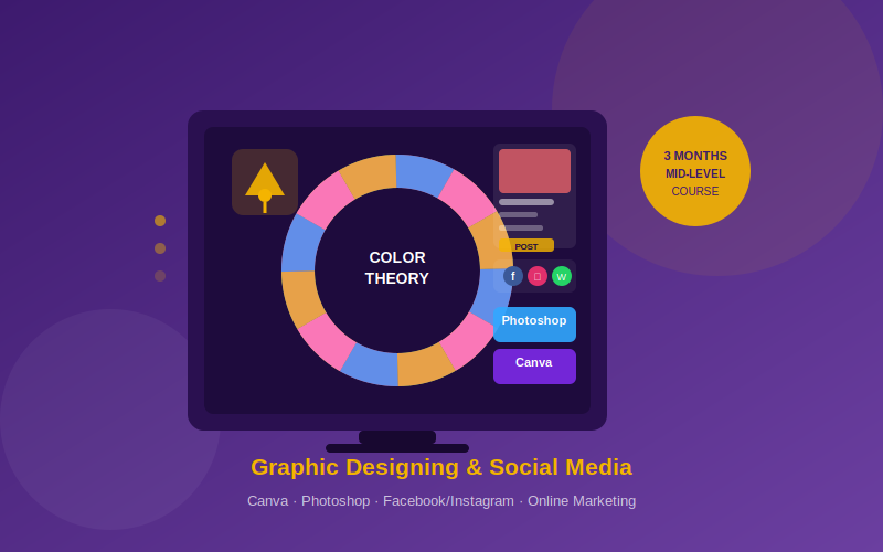 Graphic Designing and Social Media Marketing course